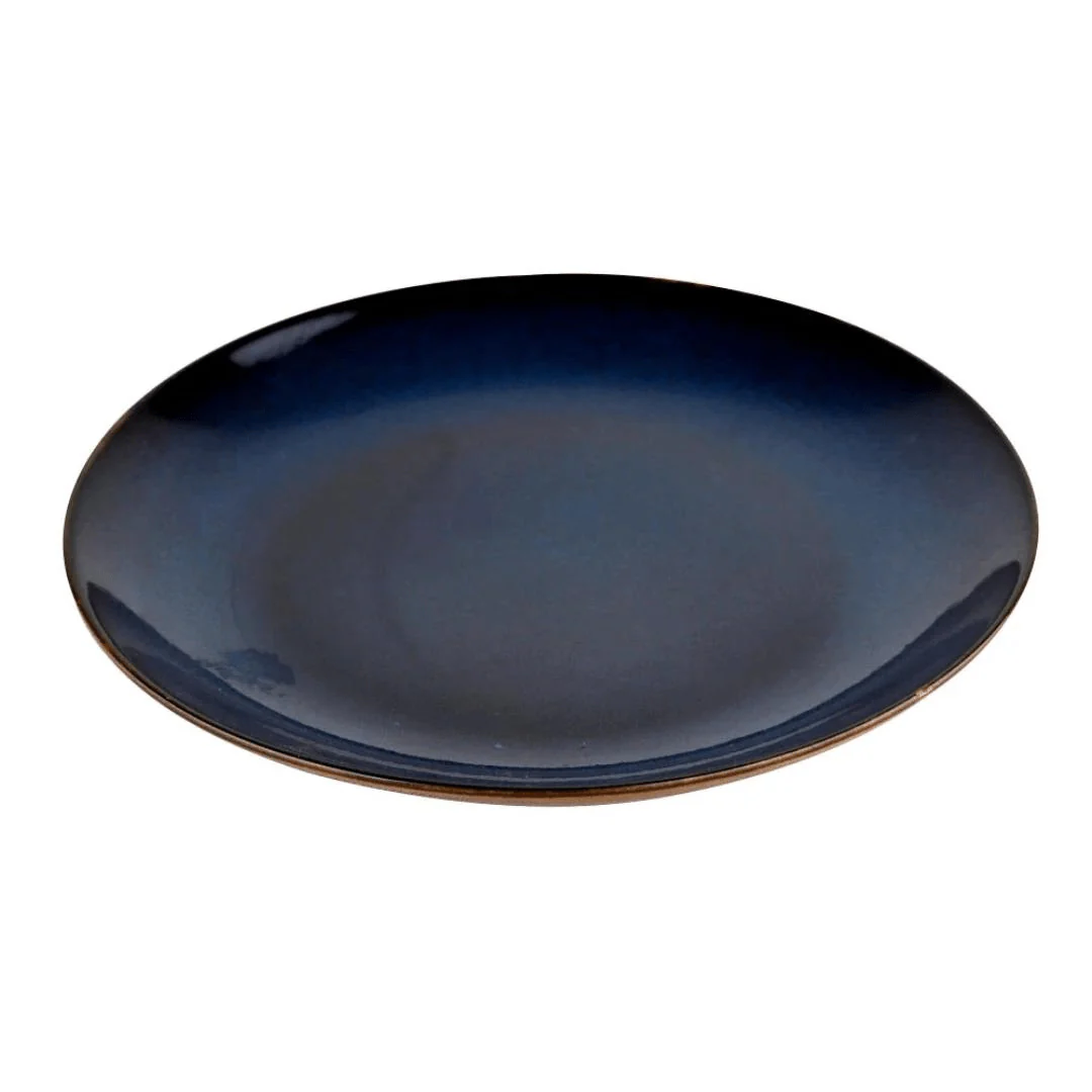 Prato Raso Noir em Cerâmica Azul 27cm - Image 2