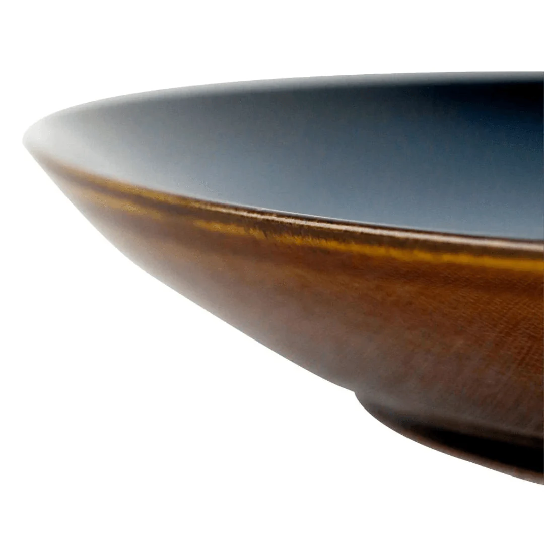 Prato Raso Noir em Cerâmica Azul 27cm - Image 3
