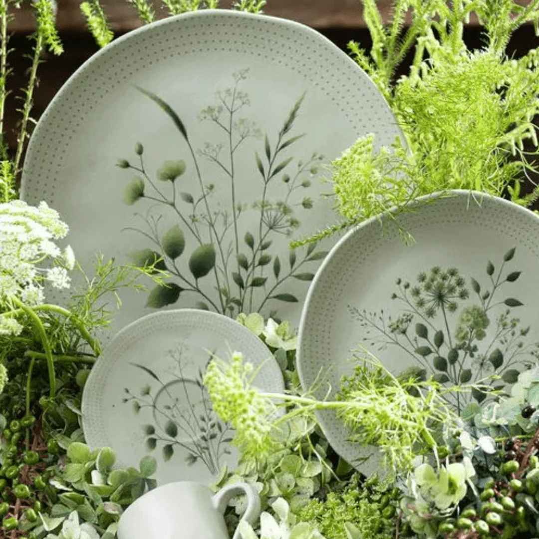 Prato Raso em Cerâmica Orgânico Ammi 26,5cm - Image 4