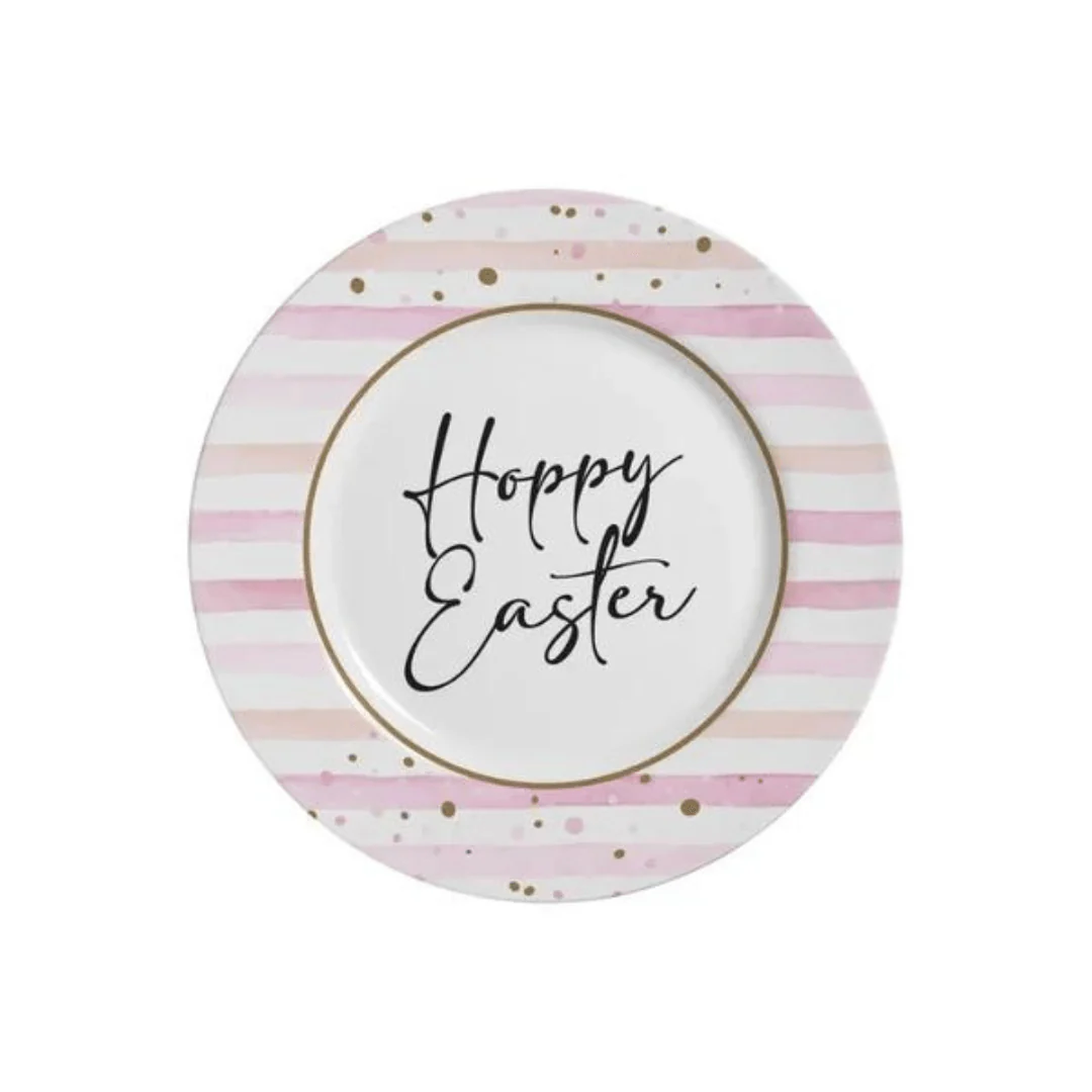 Prato Raso Páscoa Coelho Happy Easter - Image 2