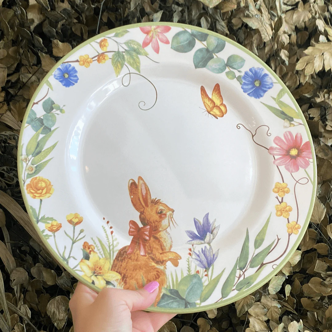 Prato Raso Páscoa Easter Garden 28,5cm