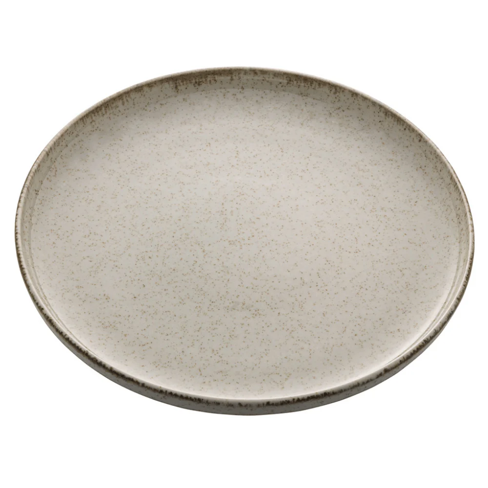 Prato Raso Porcelana Reactive Verde - 27 cm