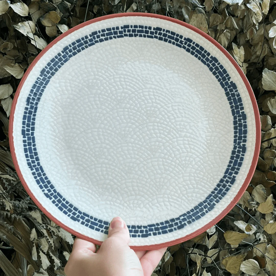Prato Raso Village em Cerâmica Creme 25cm - Image 4