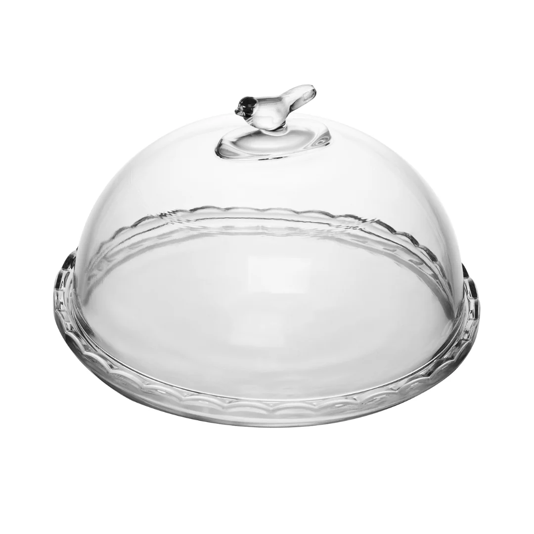 Queijeira com Tampa Bird Cristal 20cm - Image 4