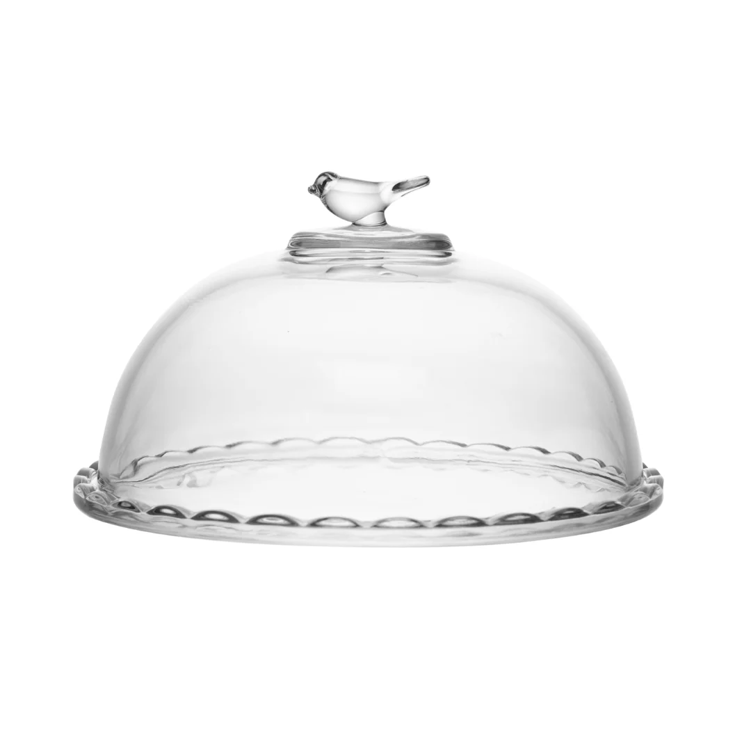 Queijeira com Tampa Bird Cristal 20cm - Image 5