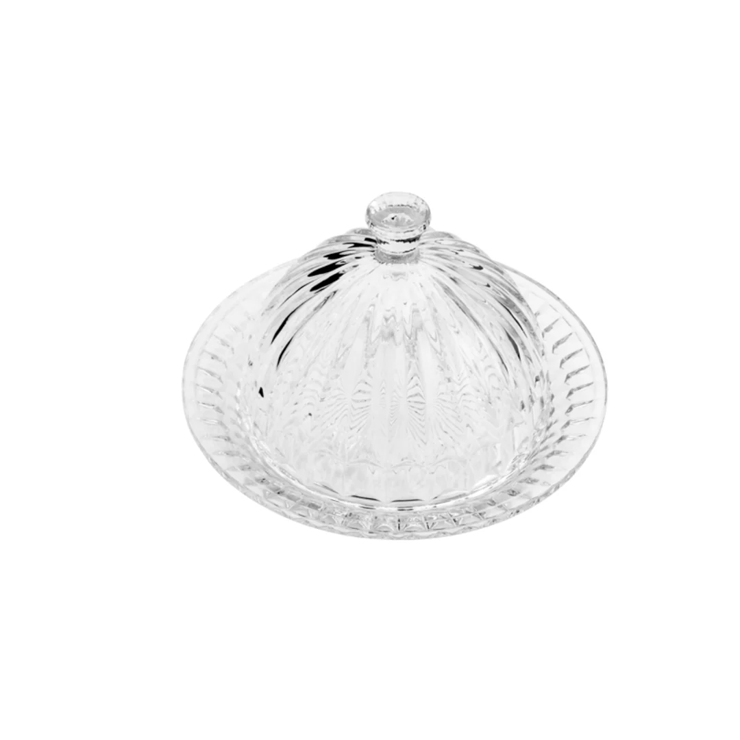 Queijeira De Cristal De Chumbo Com Tampa Renaissance - 20 cm - Image 3