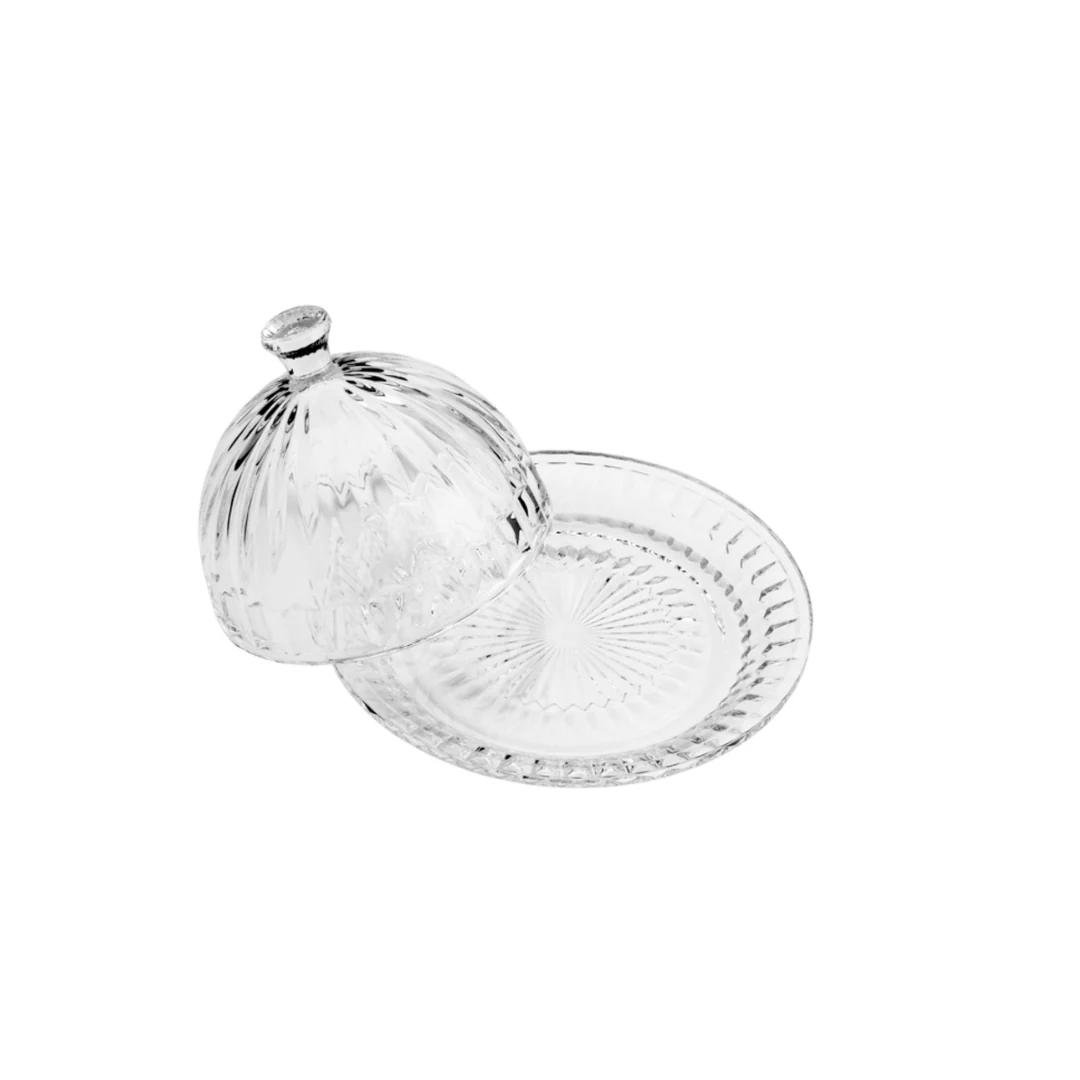 Queijeira De Cristal De Chumbo Com Tampa Renaissance - 20 cm - Image 4