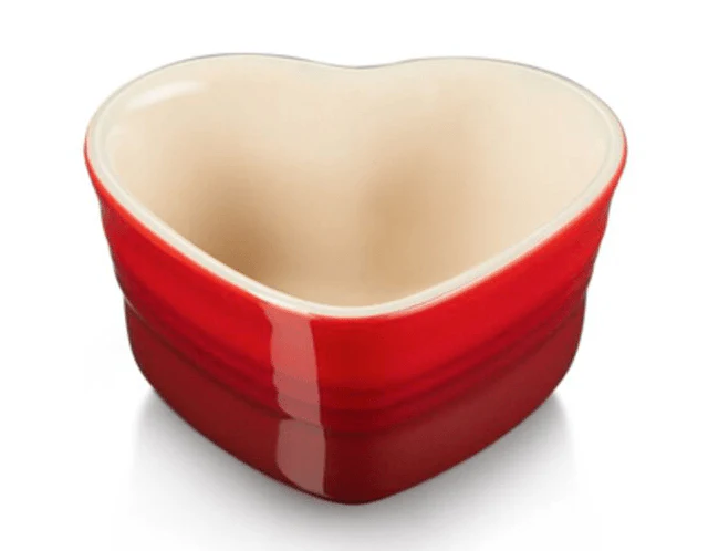 Ramekin Bowl em Formato de Coração Vermelho Le Creuset - Image 3