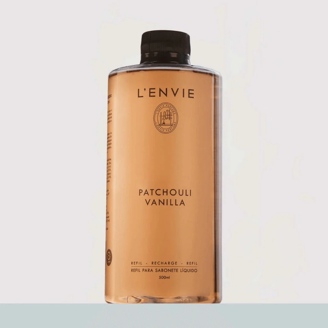 Refil Sabonete Liquido Patchouli Vanilla 500ml L'envie - Image 2