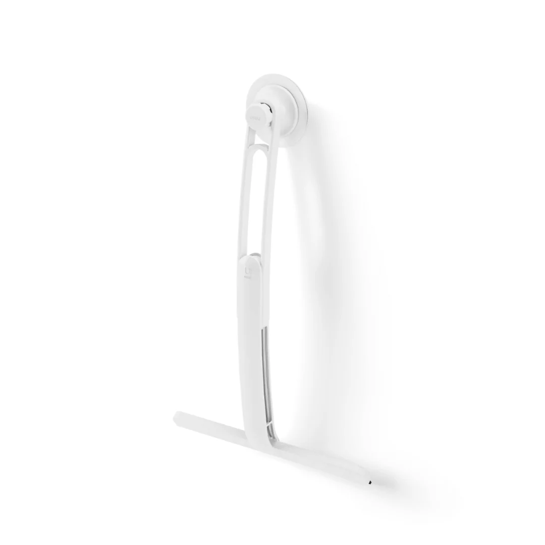 Rodo Extensível Fixação por Adesivo Branco 40cm Linha Flex - Image 7