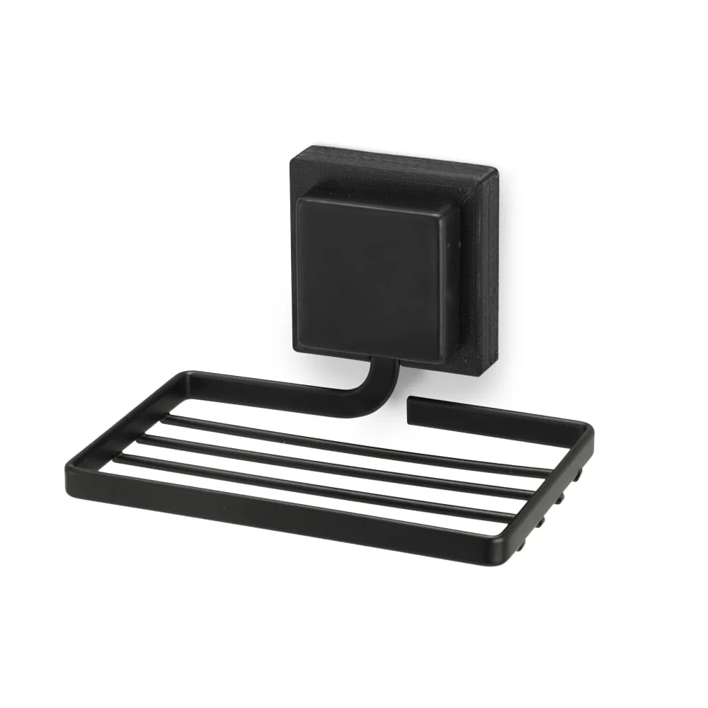 Saboneteira Aço Piatina Preta Black 3M - Image 3