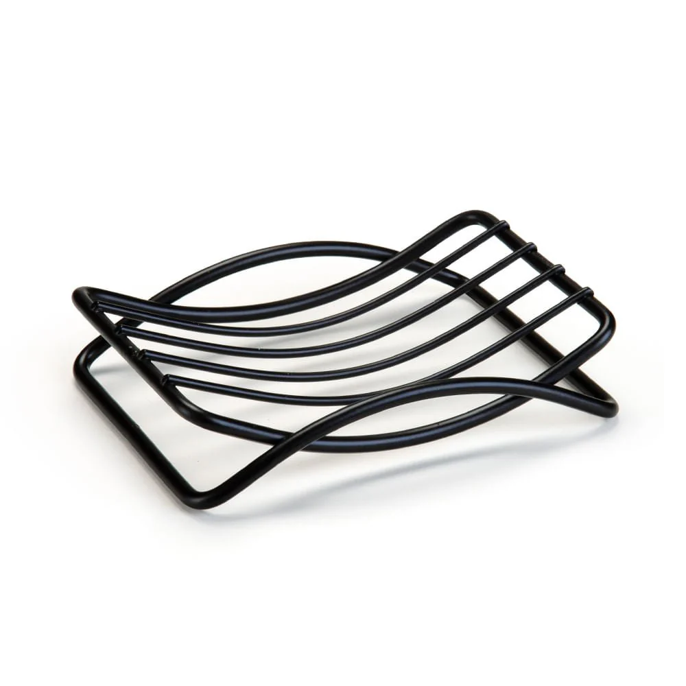 Saboneteira Black Aramada Aço Carbono Preto