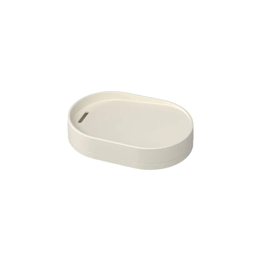 Saboneteira de Bancada Serene Bege 13cm