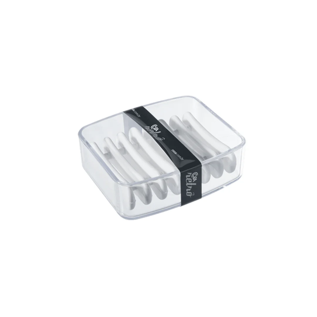 Saboneteira para Banheiro Splash Cristal 9,2cm