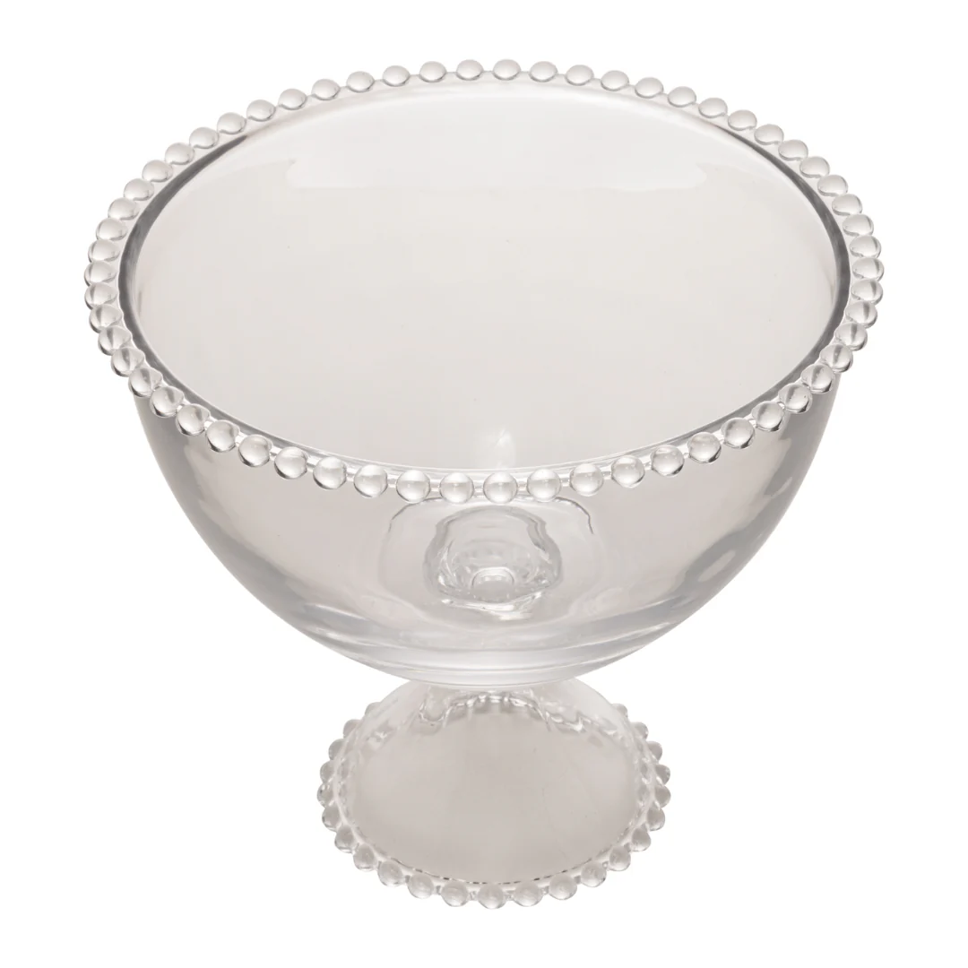 Saladeira com Pé Pearl Cristal de Chumbo 21cm - Image 3