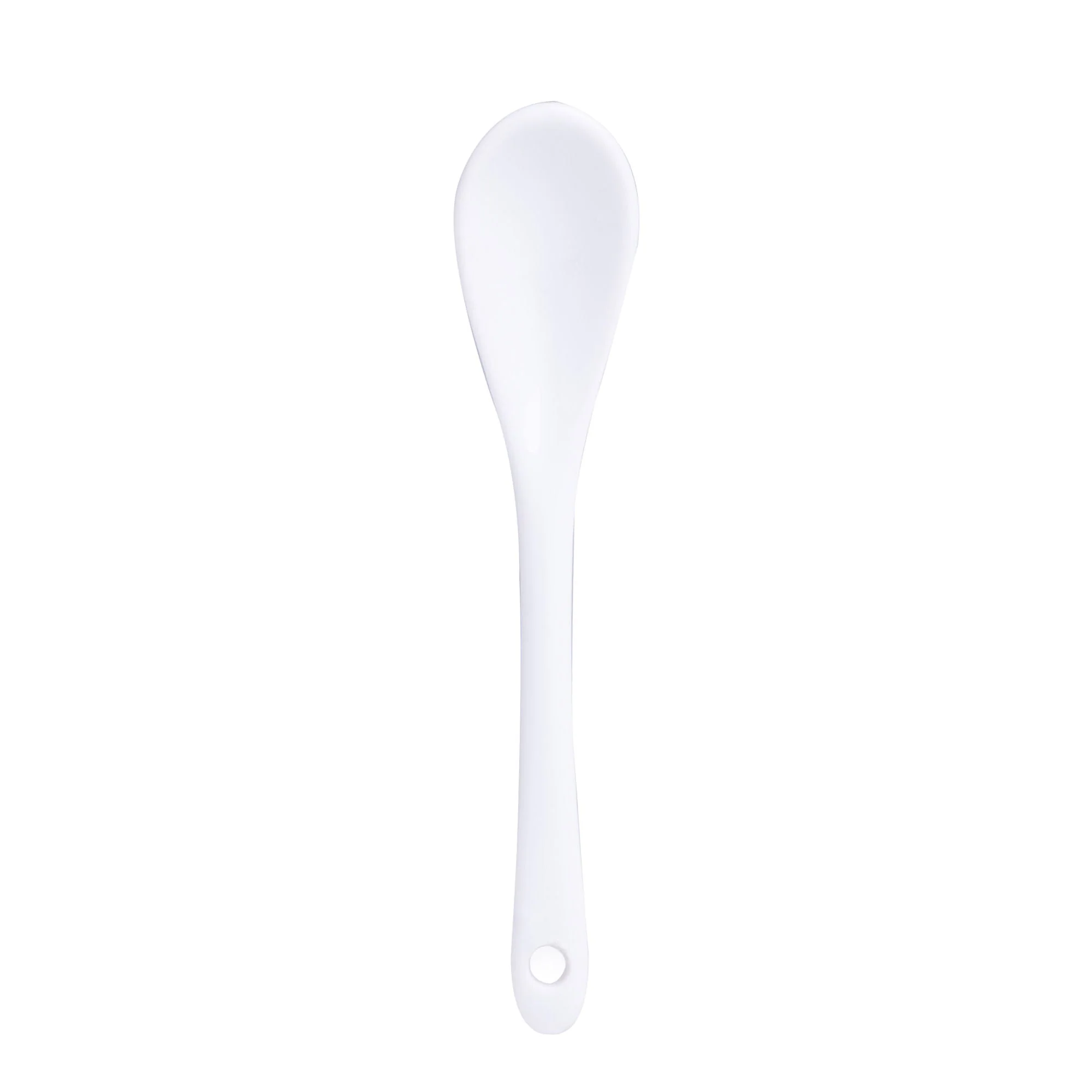 Saleiro de Mesa em Cerâmica com Tampa de Bambu e Colher Branco 10cm - Image 2