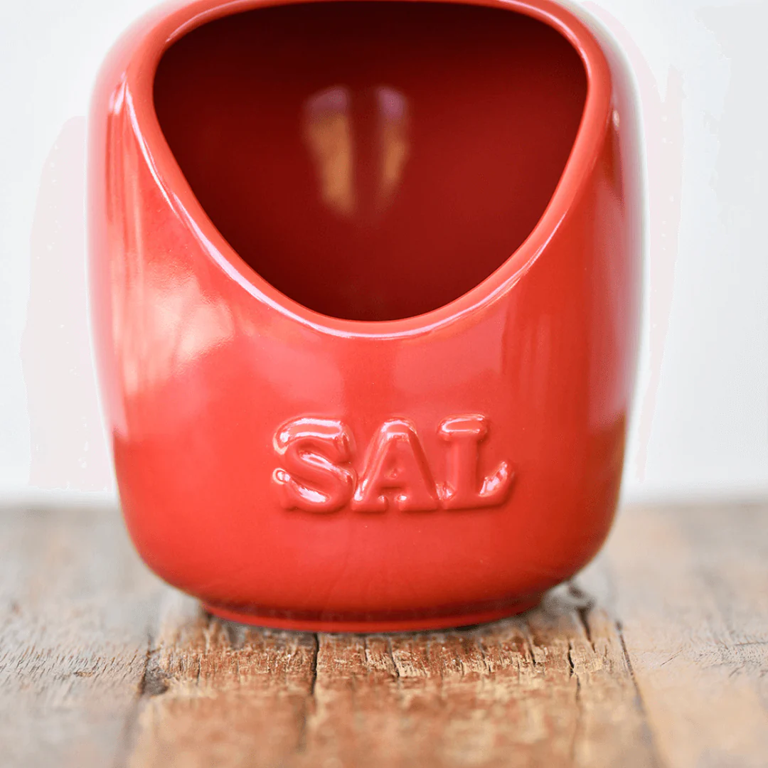 Saleiro em Cerâmica Vermelho - Image 2