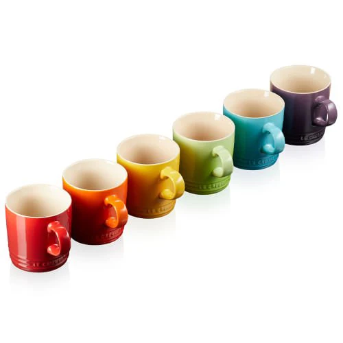 Set De 6 Canecas Espresso Cerâmica Gift Collection Le Creuset - 100 ml - Image 5