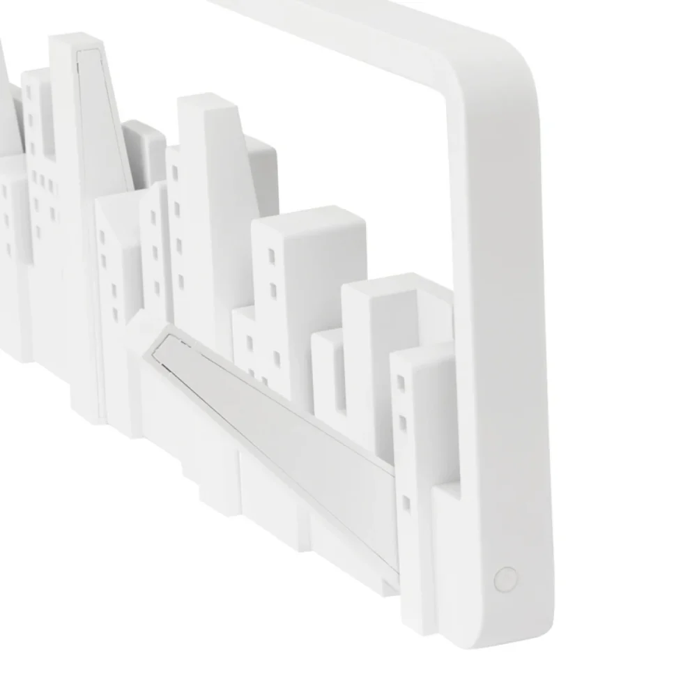 Skyline Cabideiro de Parede Cidade Branco com 5 Ganchos Umbra - 55 cm - Image 3