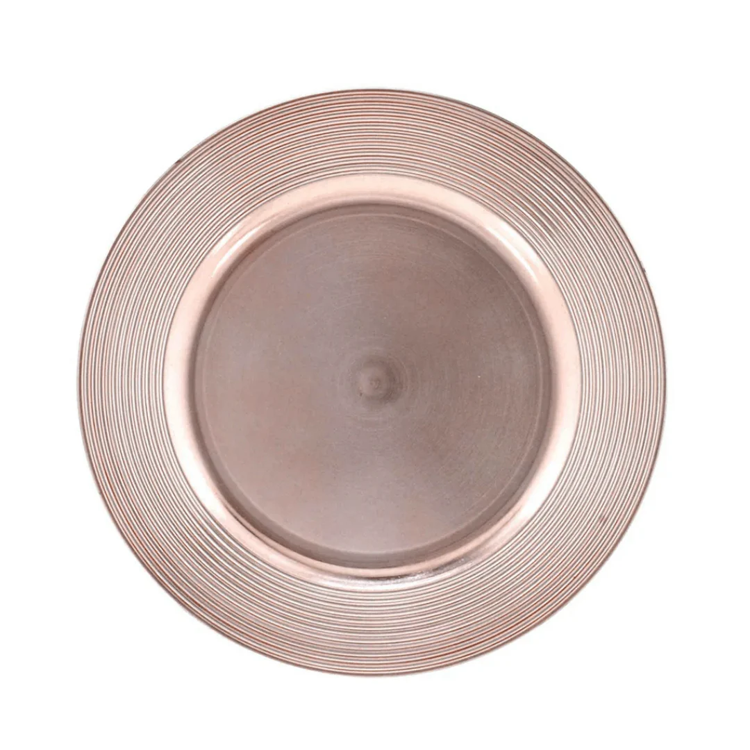 Sousplat Liso Rose 32,50cm