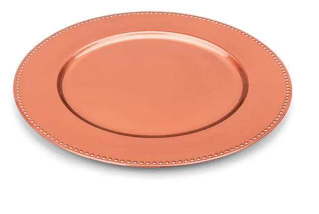 Sousplat Shine Rose Gold 33cm