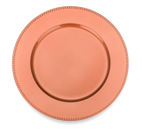 Sousplat Shine Rose Gold 33cm - Image 2