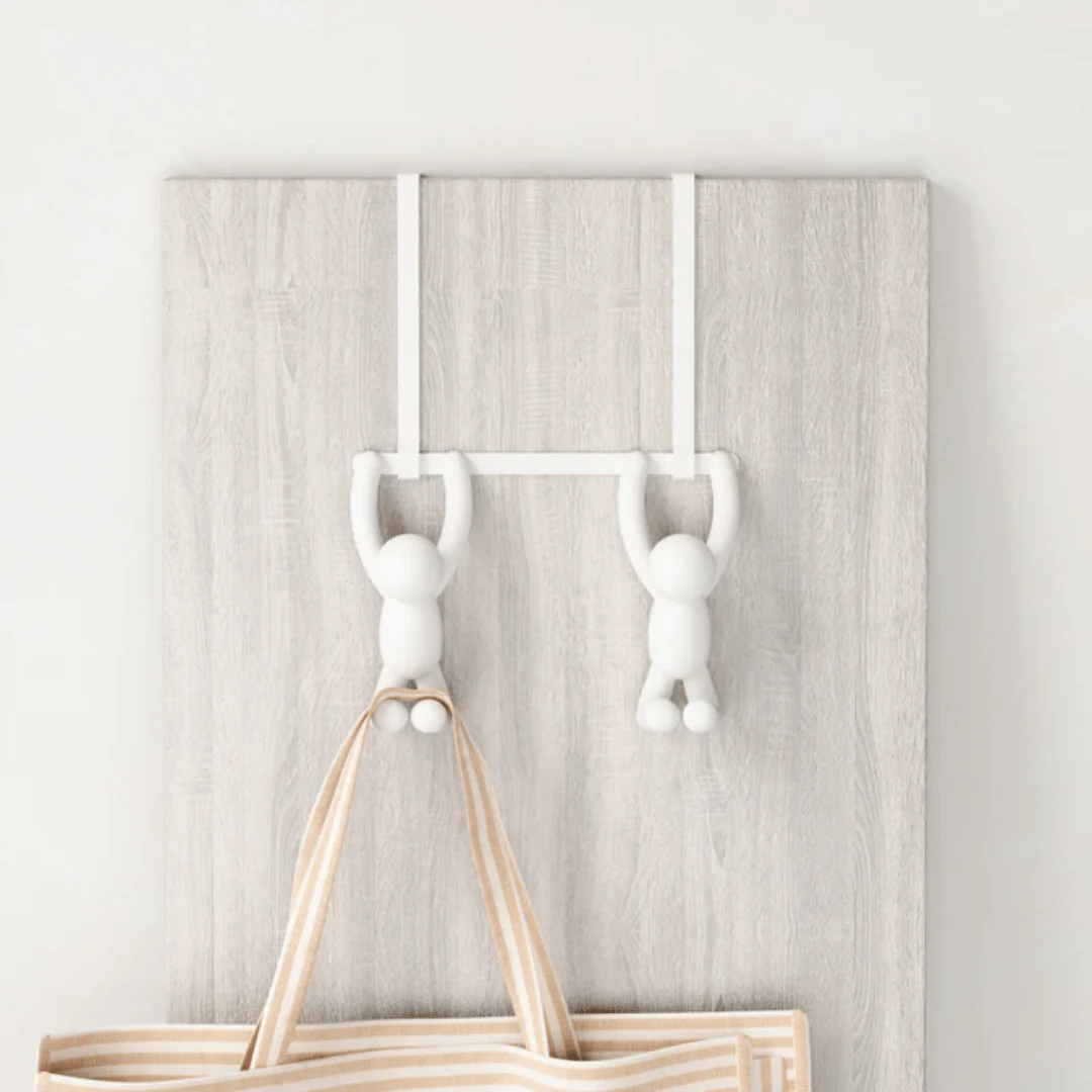 Suporte Cabideiro de Porta Buddy Branco - Image 3