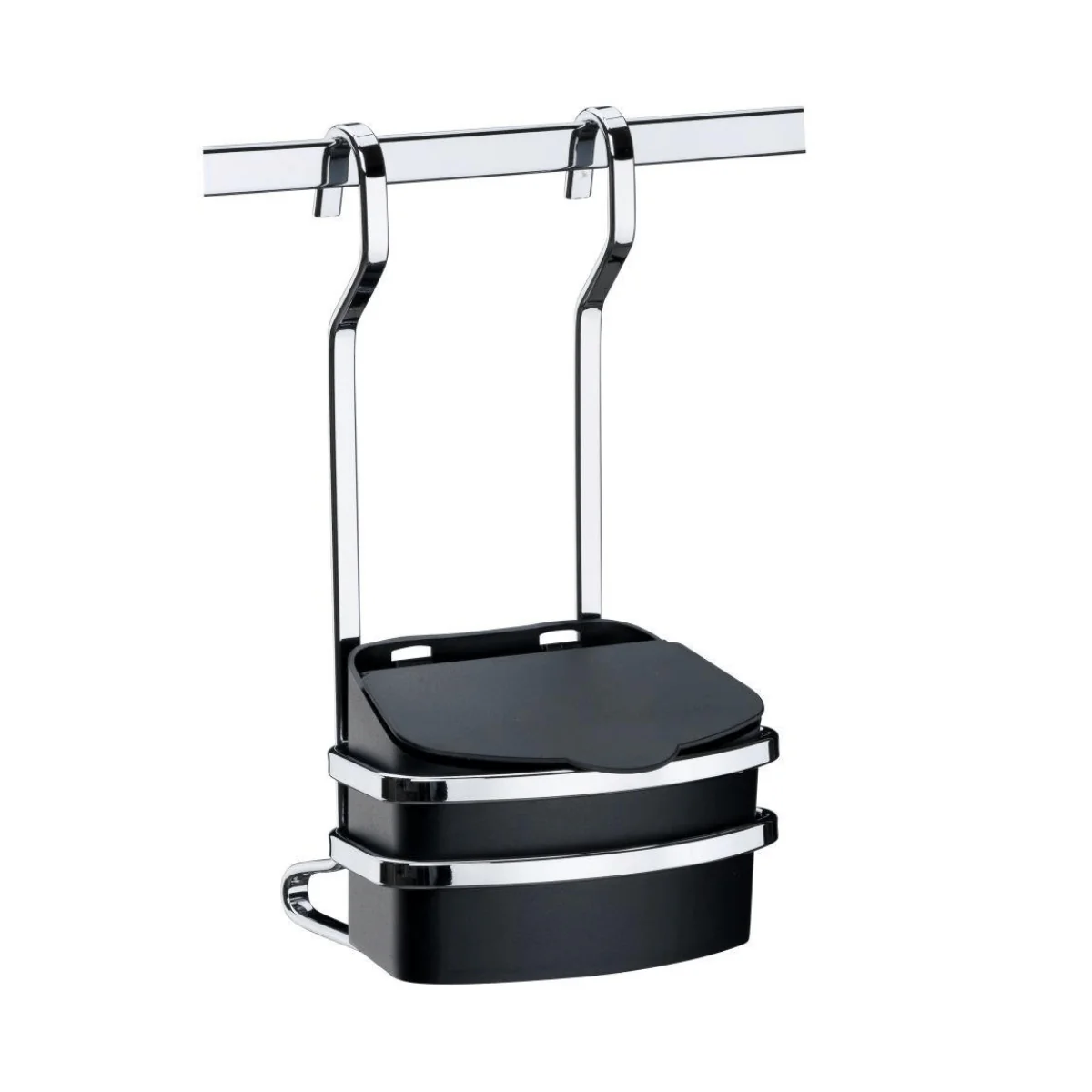 Suporte com Saleiro Preto 500g