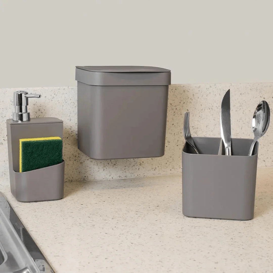 Suporte de Parede para Lixeira Trium Branco - Image 3