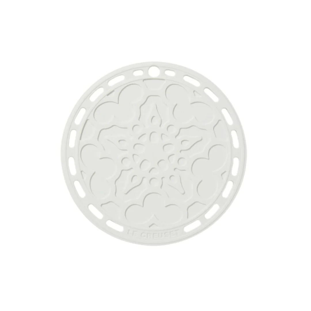 Suporte de Silicone Descanso de Panela French Branco Le Creuset
