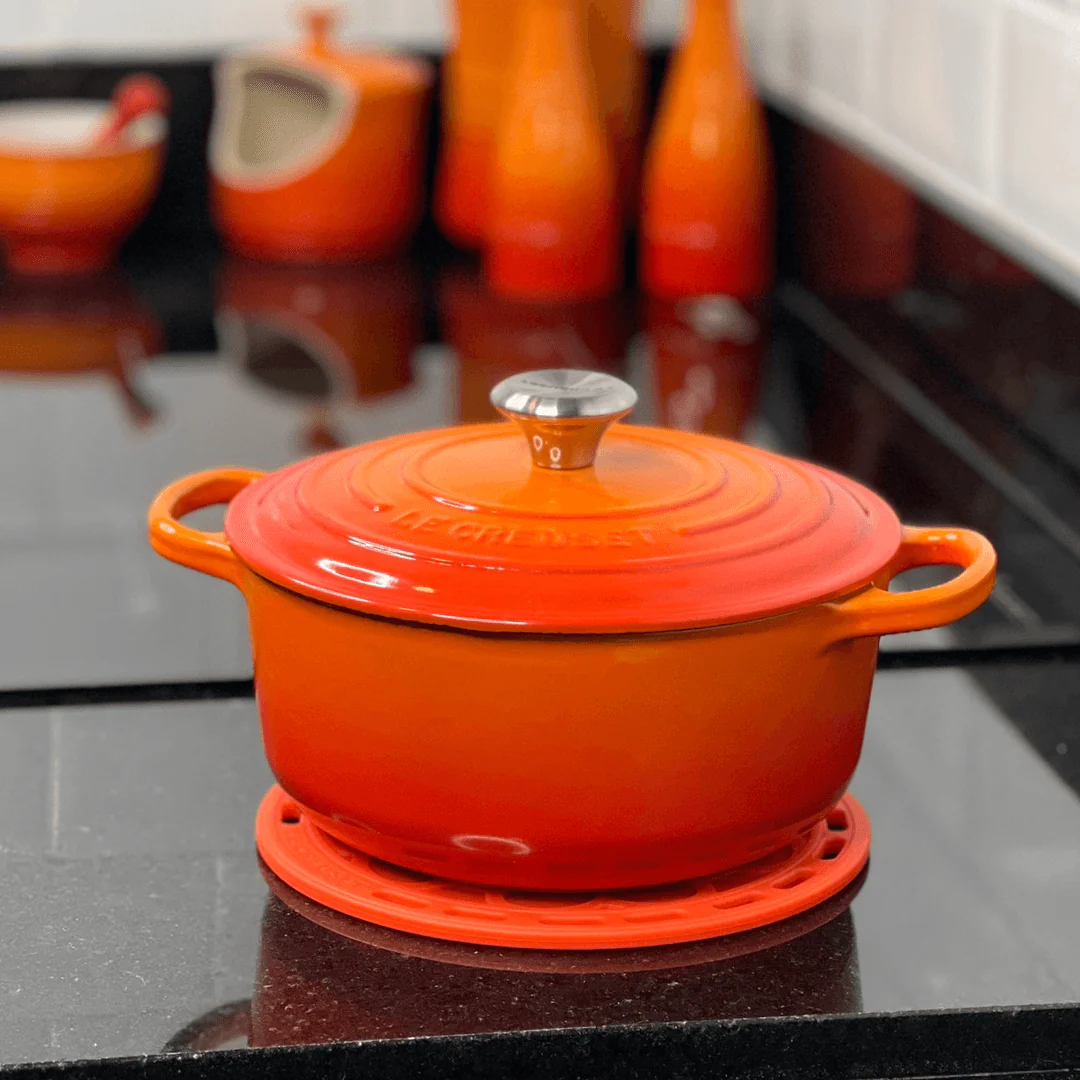Suporte de Silicone Descanso de Panela French Laranja Le Creuset - Image 3