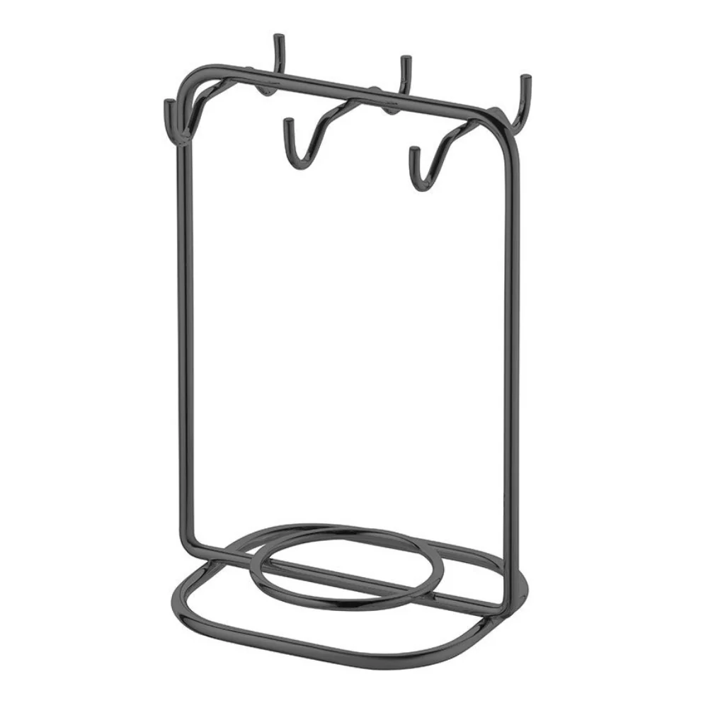 Suporte para Xicaras e Pires de Café Aço Ônix - Image 2