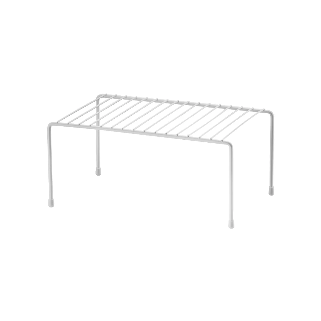 Suporte Organizador Retangular de Armário Médio 32,5cm Branco Alta Resistência - Image 4