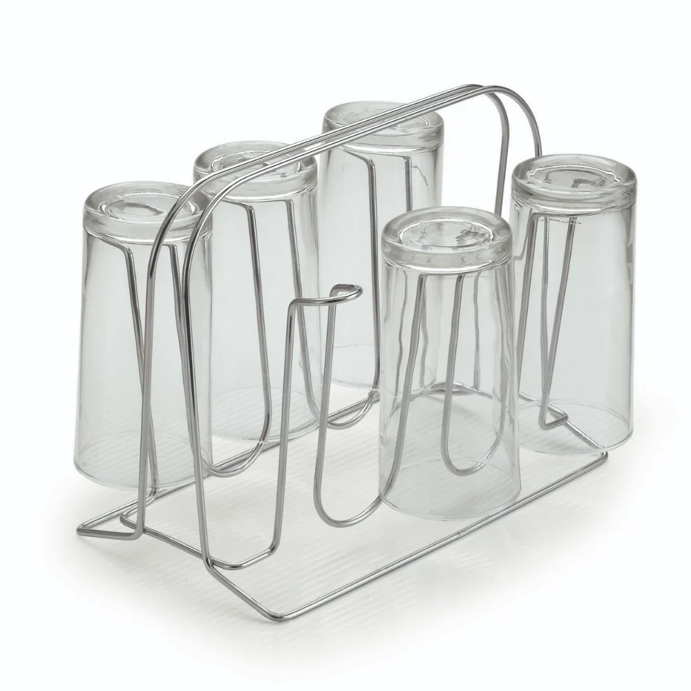 Suporte Porta 6 Copos Art Cook Cromado - Image 4