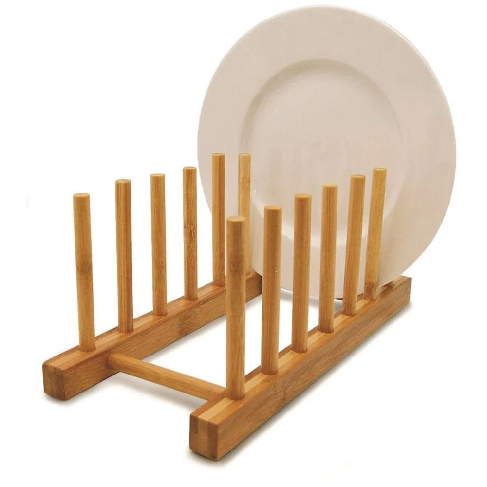 Suporte para 6 Pratos Bambu