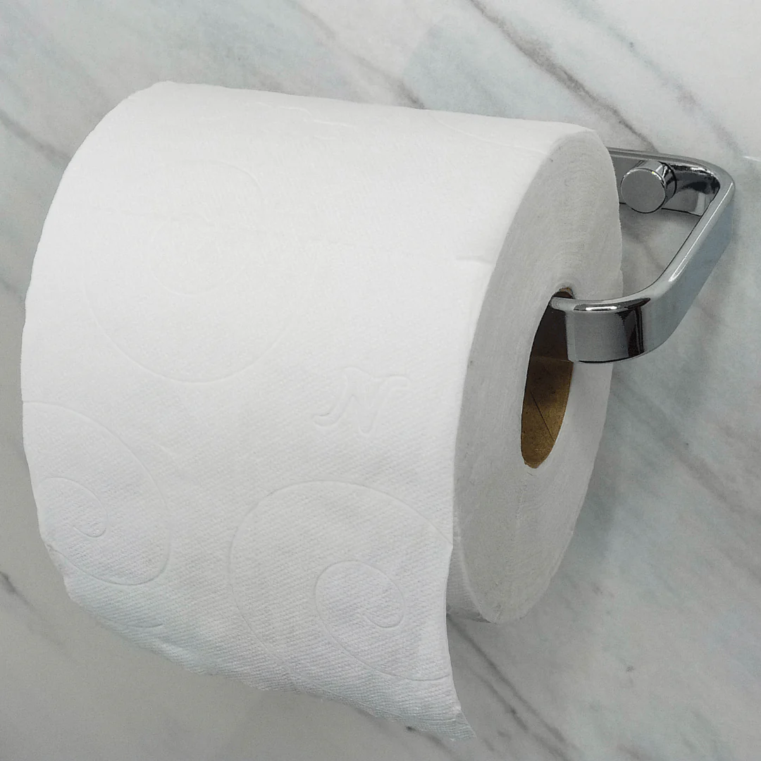 Suporte Porta Papel Higiênico Cromado Fixação Parafuso