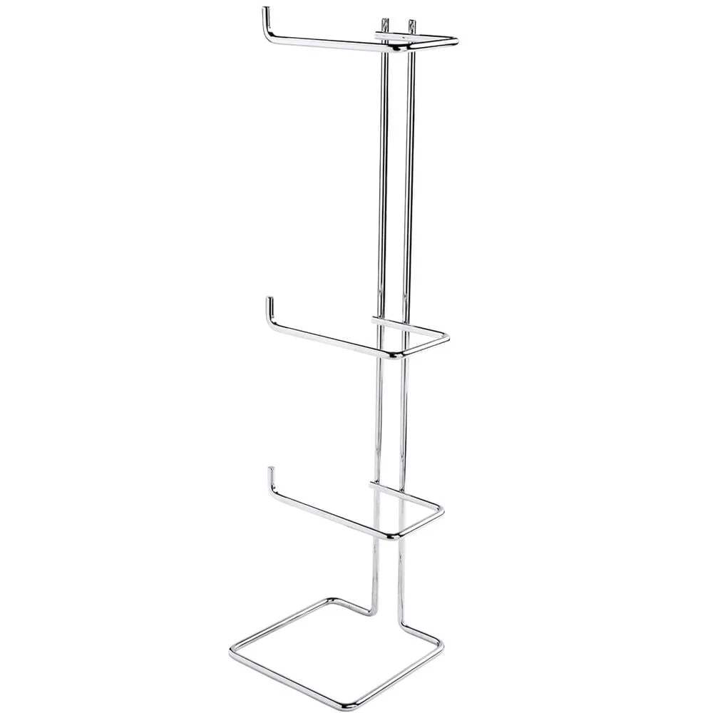 Suporte Para Papel Higiênico 3 Rolos Aço Cromado - Image 4