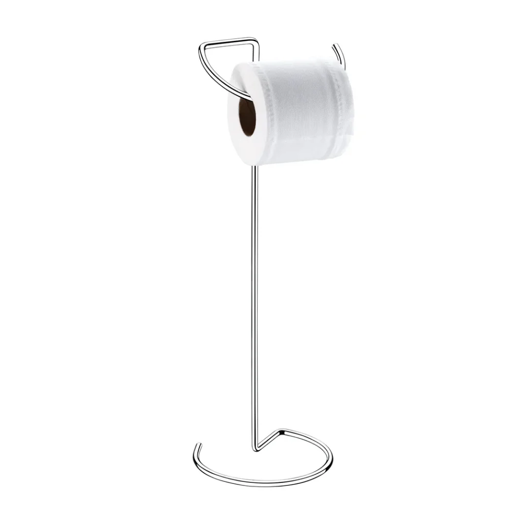 Suporte para Papel Higiênico de Chão Cromado - Image 3