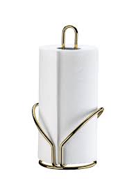 Suporte Porta Rolo de Papel Toalha Dourado - Image 2