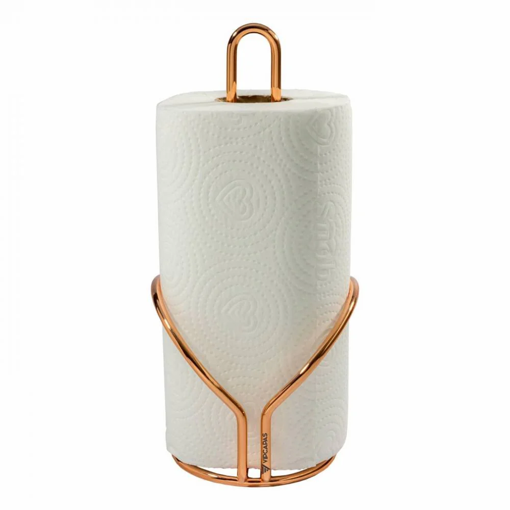 Suporte Porta Rolo de Papel Toalha Rose Gold - Image 3