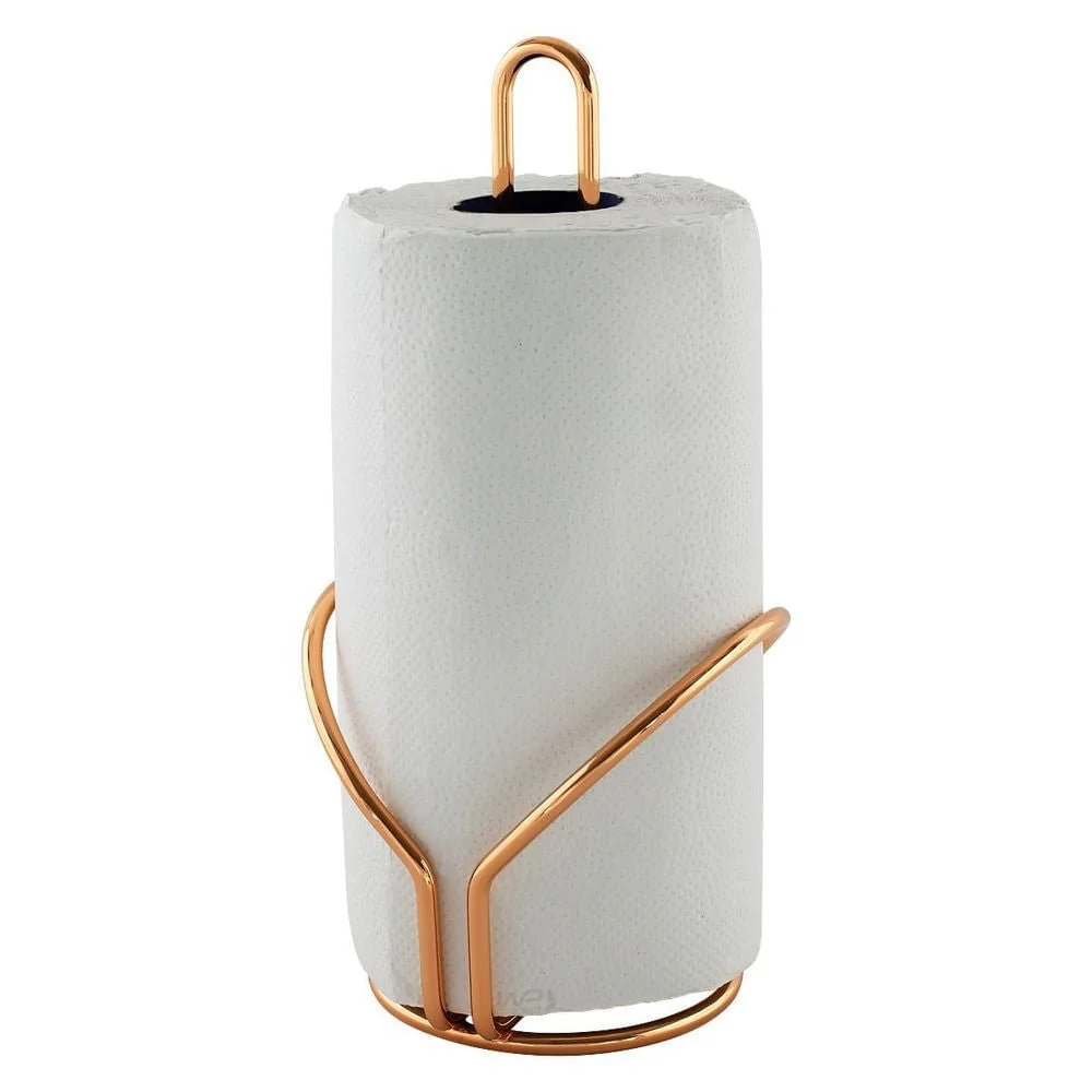 Suporte Porta Rolo de Papel Toalha Rose Gold - Image 4
