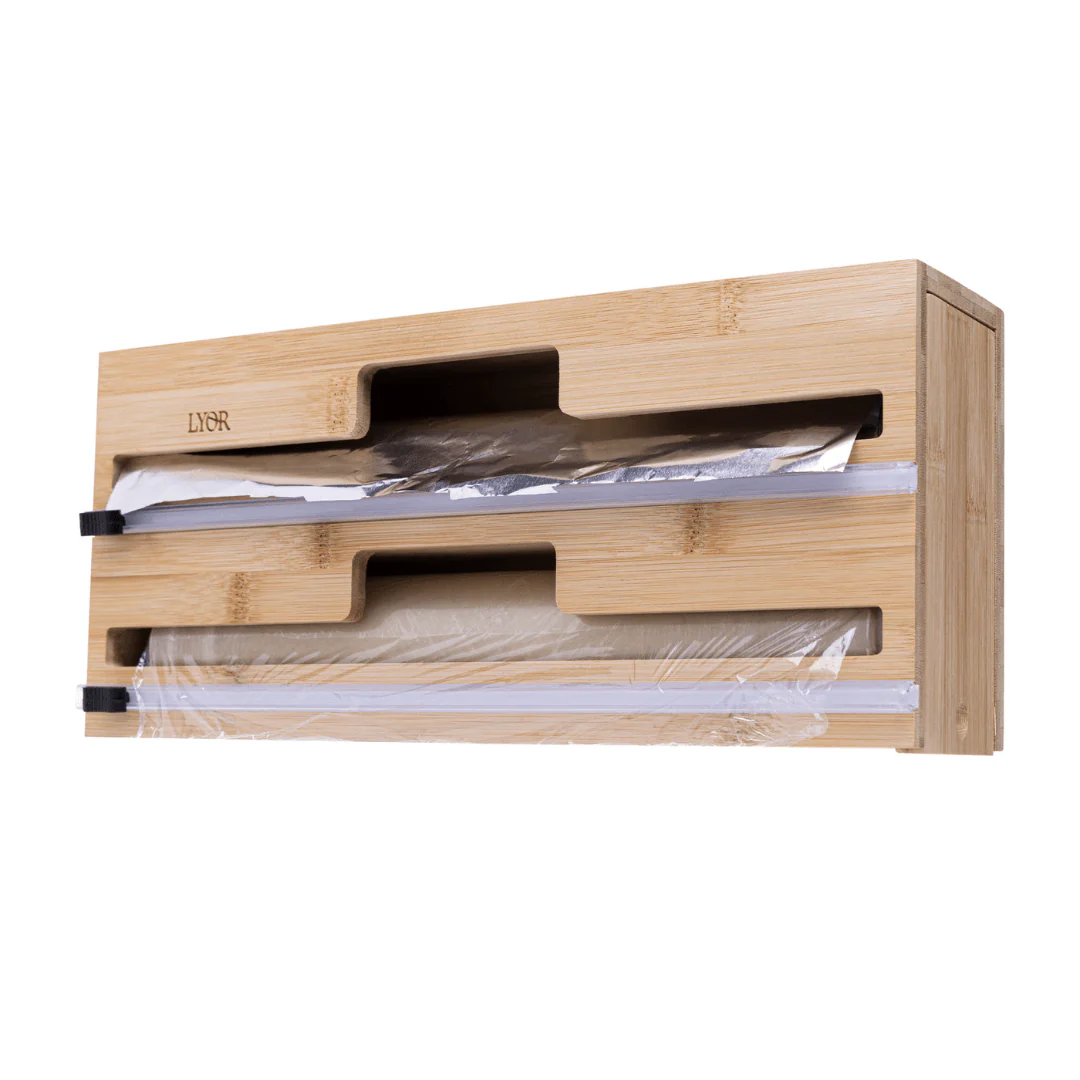 Suporte para Rolos de Papel Aluminio em Bambu - Image 11