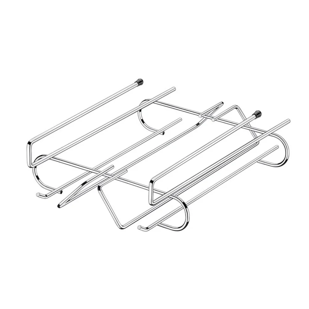 Suporte Organizador De Taças Para Armário De Encaixar Cromado - Image 6