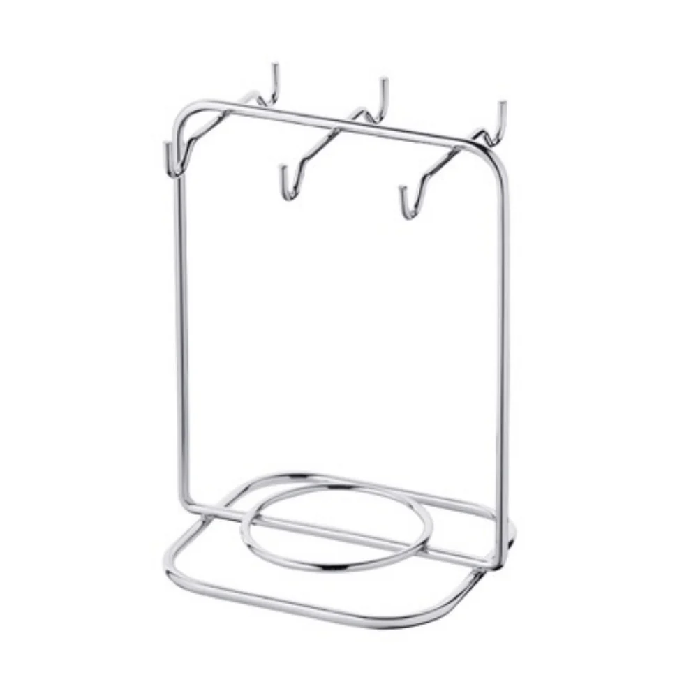 Suporte Porta Xícaras e Pires De Chá Cromado - Image 3