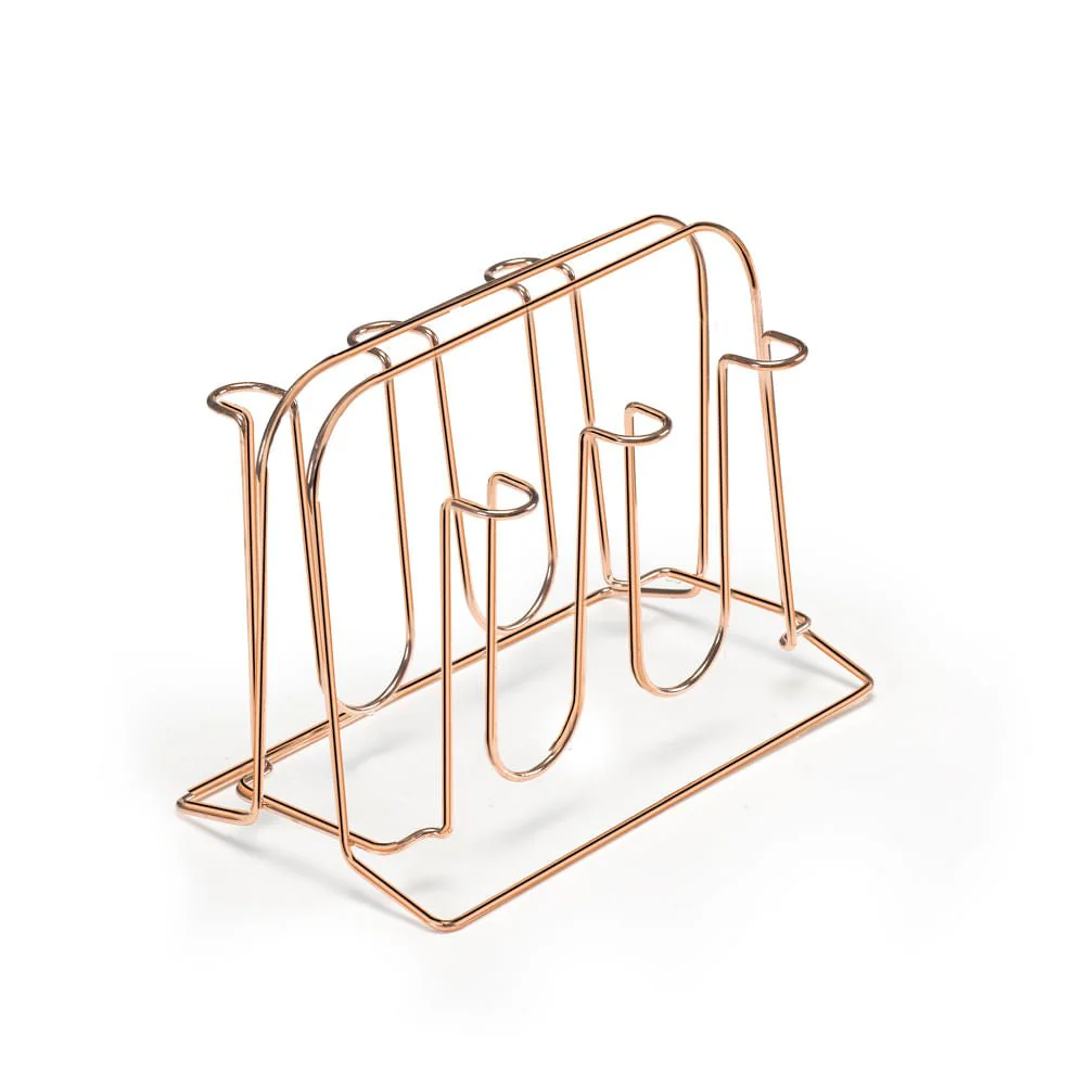 Suporte Porta 6 Copos Rose Gold - Image 3