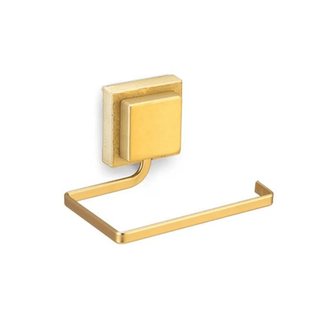 Suporte Porta Papel Higienico de Piatina 3M Dourado Fosco - Image 3