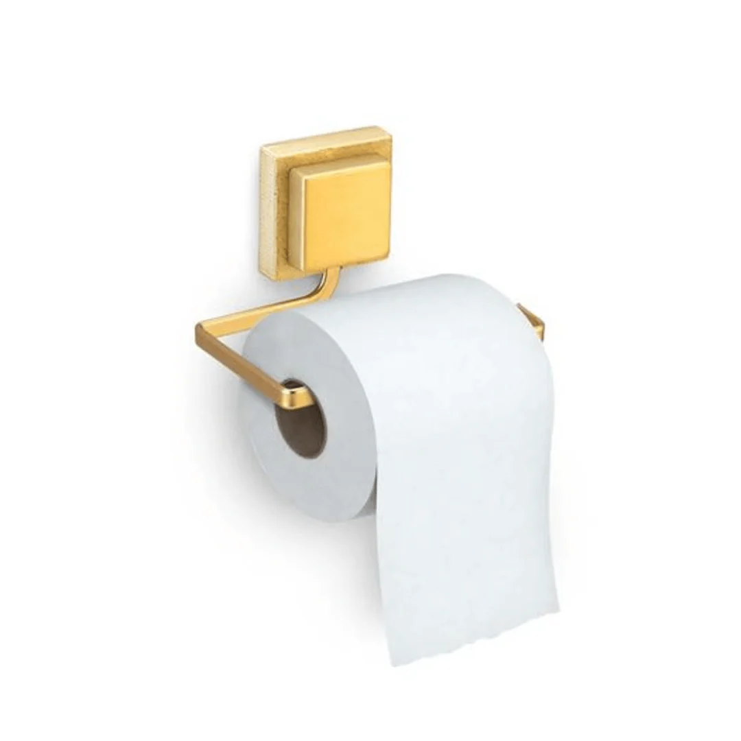 Suporte Porta Papel Higienico de Piatina 3M Dourado Fosco - Image 4
