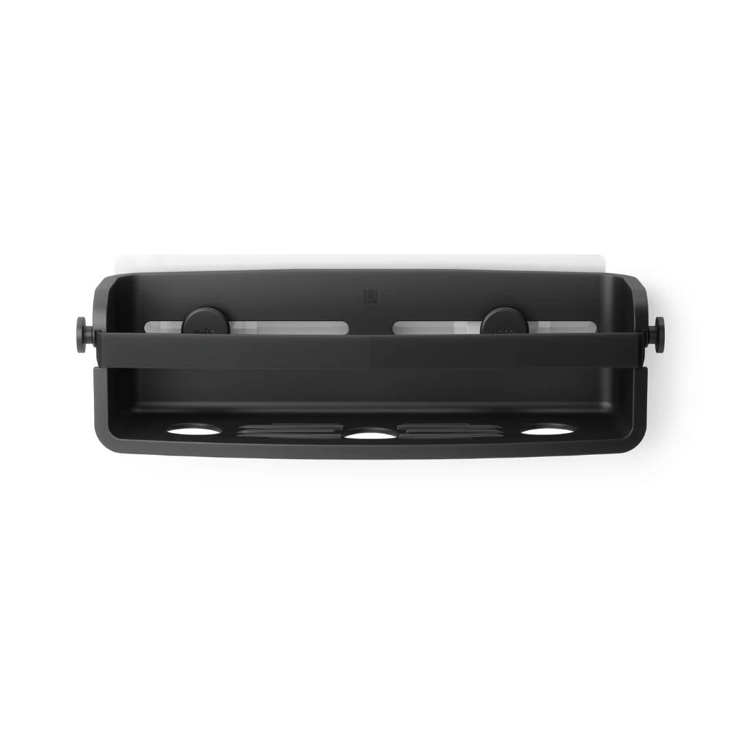 Suporte Porta Shampoo Fixação Adesivo Preto 33cm - Image 6