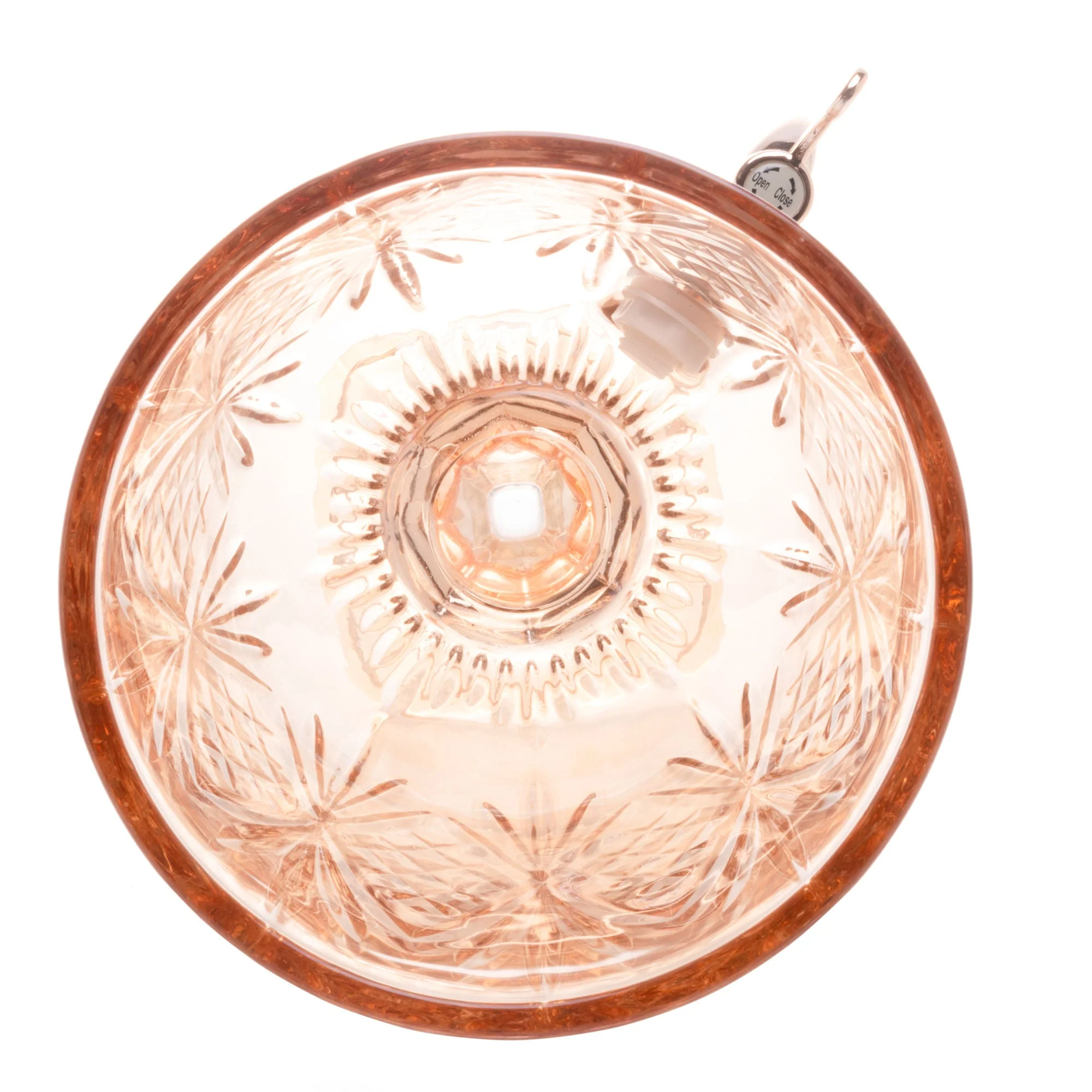 Suqueira de Cristal Âmbar com Torneira Rose Gold - 4,5 Litros - Image 5
