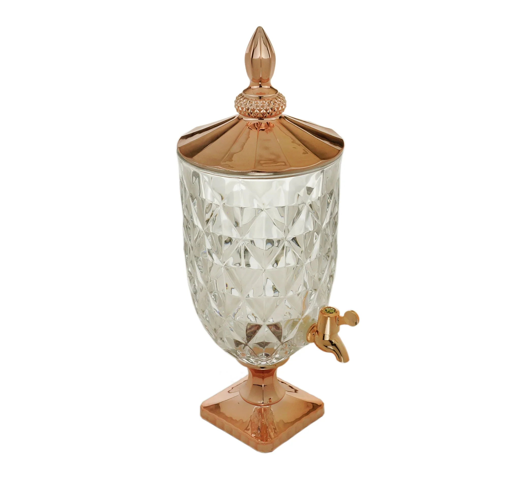 Suqueira de Cristal Ecológico Diamond Rose Gold 5 Litros